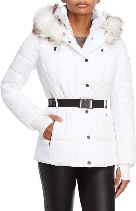 michael kors women's white jacket|michael kors coats outlet.